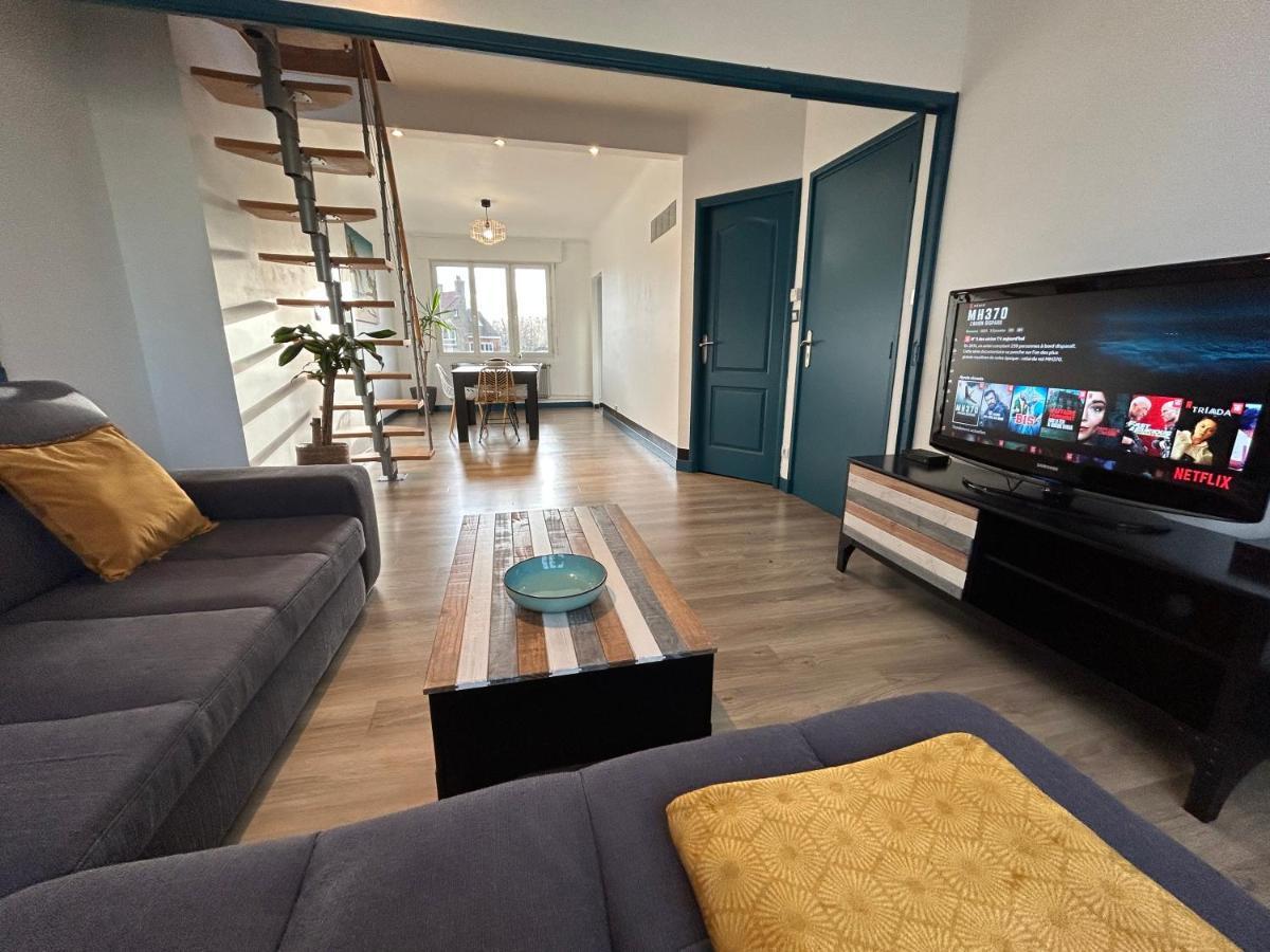 Duplex Lumineux Entre Plage Et Centre-Ville Дюнкерк Экстерьер фото