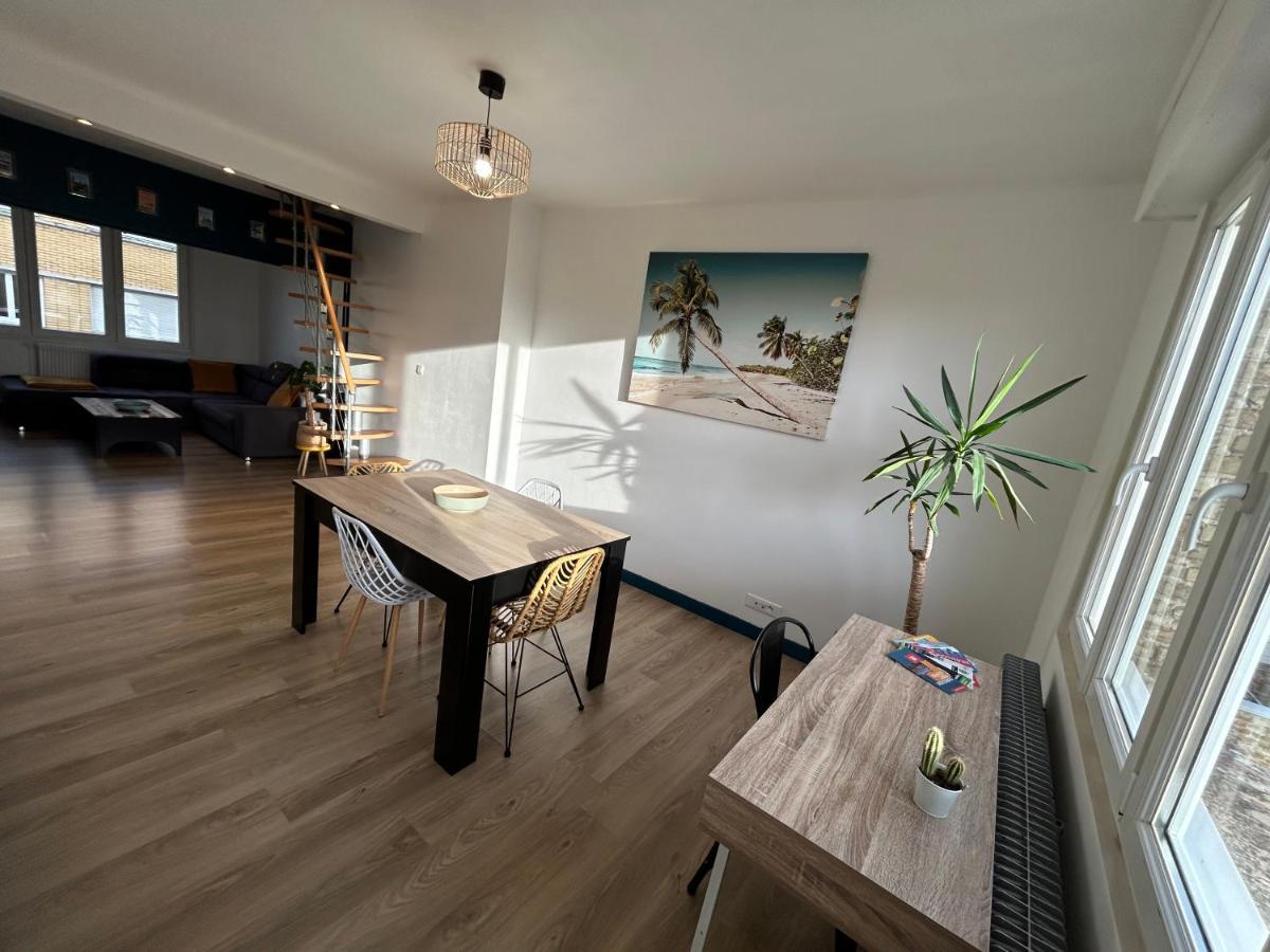 Duplex Lumineux Entre Plage Et Centre-Ville Дюнкерк Экстерьер фото